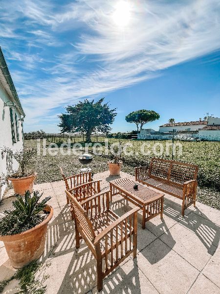 Photo 31 : TERRASSE d'une maison située à Loix, île de Ré.