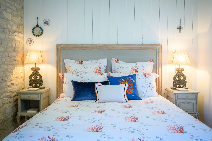 Photo 19 : CHAMBRE d'une maison située à Le Bois-Plage, île de Ré.