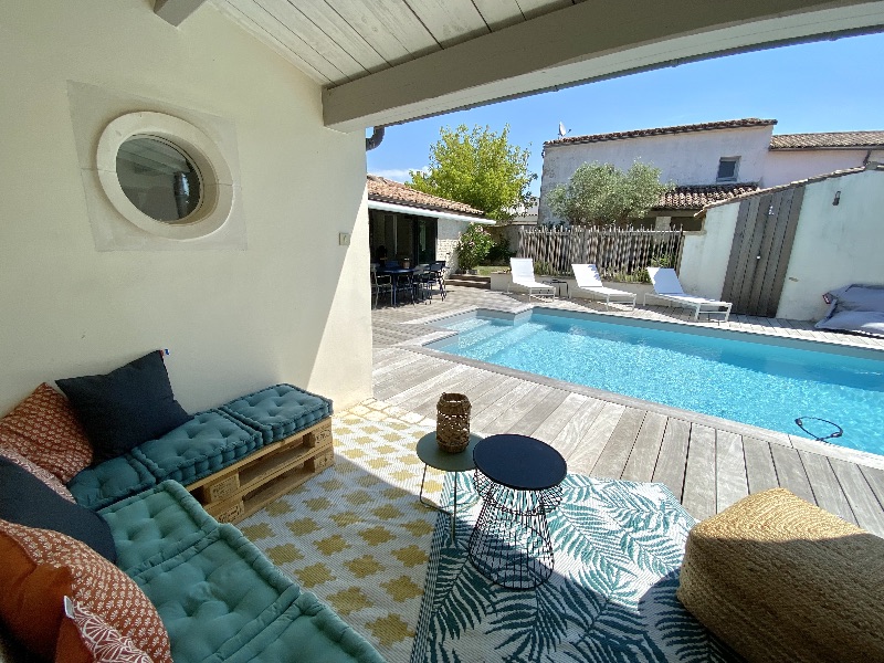 Photo 1 : EXTERIEUR d'une maison située à Le Bois-Plage-en-Ré, île de Ré.