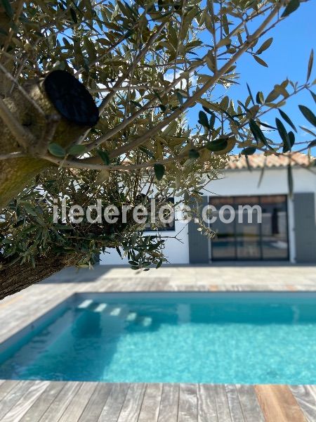 Photo 3 : PISCINE d'une maison située à La Flotte-en-Ré, île de Ré.