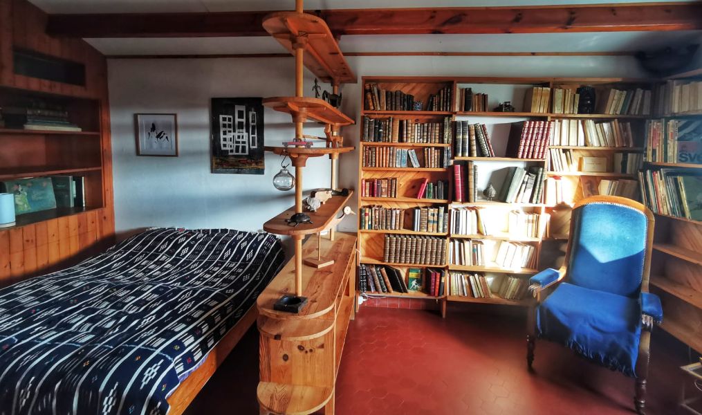 Photo 17 : CHAMBRE d'une maison située à Saint-Martin, île de Ré.