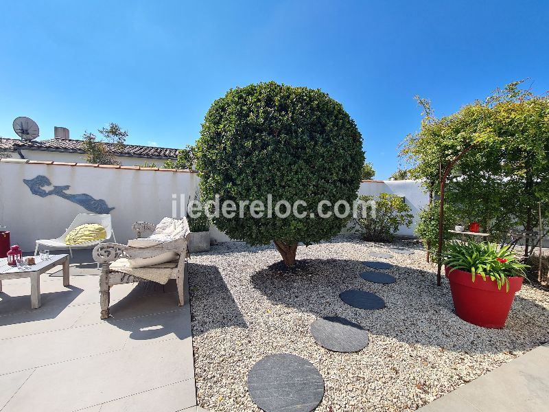 Photo 19 : TERRASSE d'une maison située à La Couarde, île de Ré.