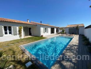 Ile de Ré:Villa neuve avec piscine et 4 chambres jusqu'à 8 personnes.