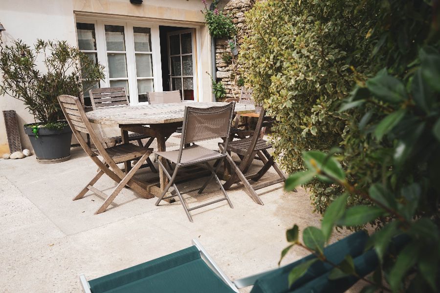 Photo 3 : TERRASSE d'une maison située à Saint-Clément-des-Baleines, île de Ré.