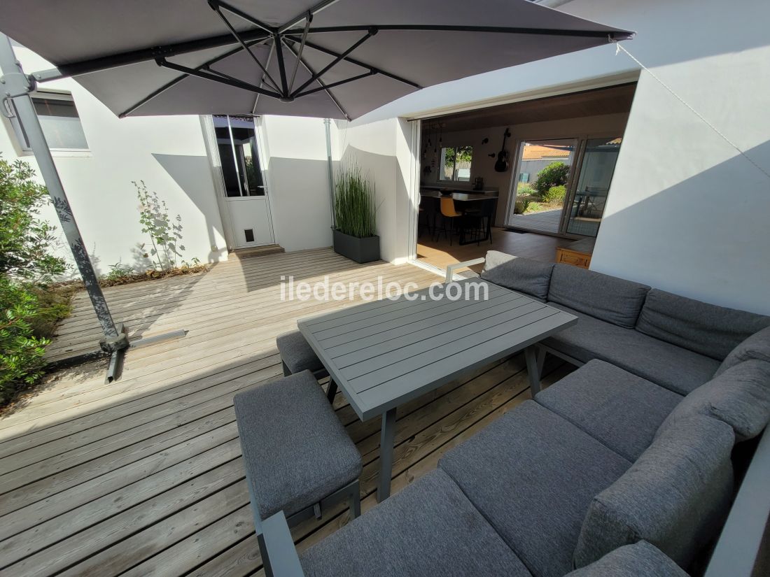 Photo 16 : TERRASSE d'une maison située à Rivedoux-Plage, île de Ré.