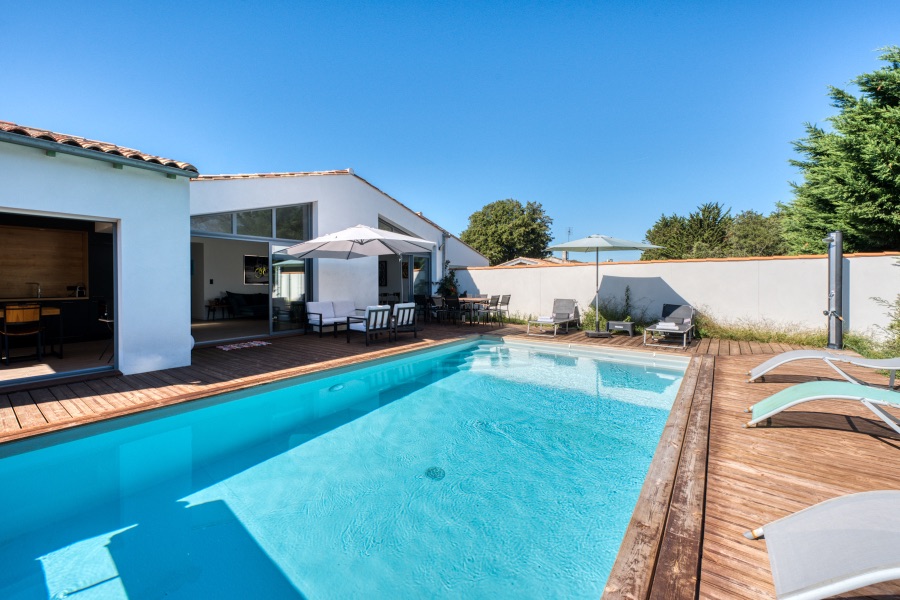 ile de ré Villa darchitecte piscine prive chauffe jacuzzi sur 1276 m2 arbor 