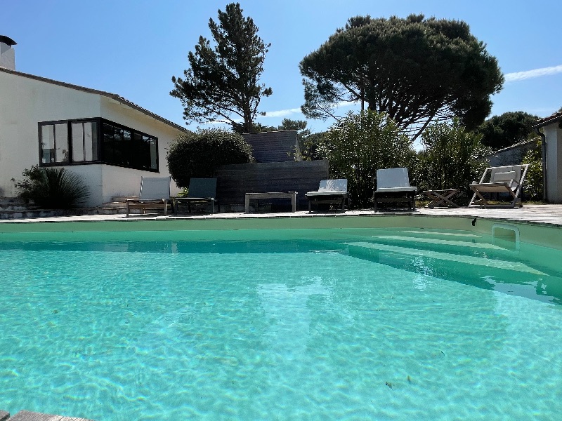 Photo 1 : JARDIN d'une maison située à La Couarde-sur-mer, île de Ré.