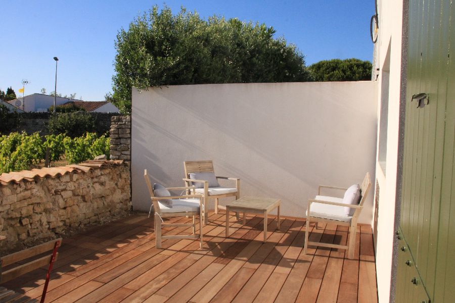 Photo 6 : PATIO d'une maison située à Sainte-Marie-de-Ré, île de Ré.