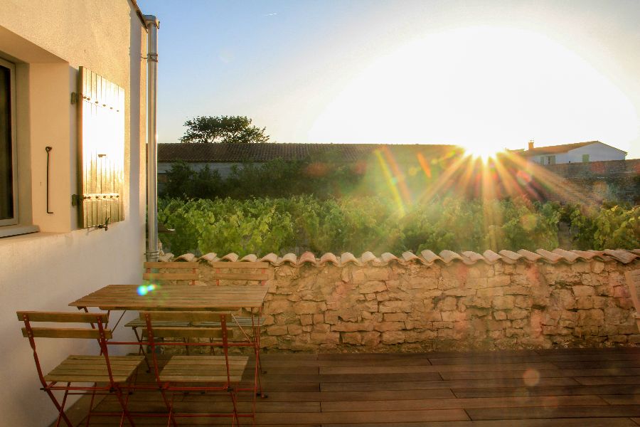 Photo 5 : PATIO d'une maison située à Sainte-Marie-de-Ré, île de Ré.