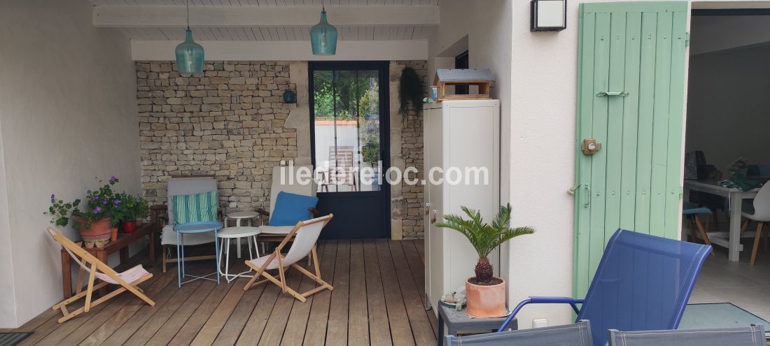 Photo 6 : PATIO d'une maison située à Le Bois-Plage-en-Ré, île de Ré.