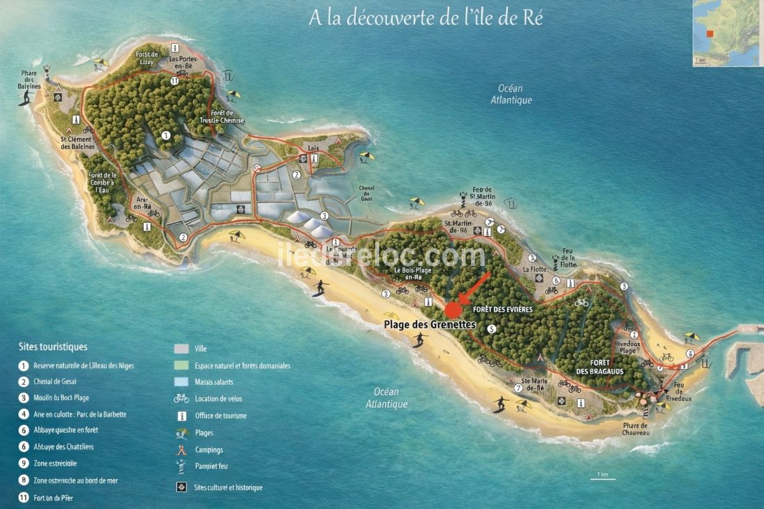 Photo 98 : NC d'une maison situ&eacute;e &agrave; Le Bois-Plage-en-R&eacute;, &icirc;le de R&eacute;.