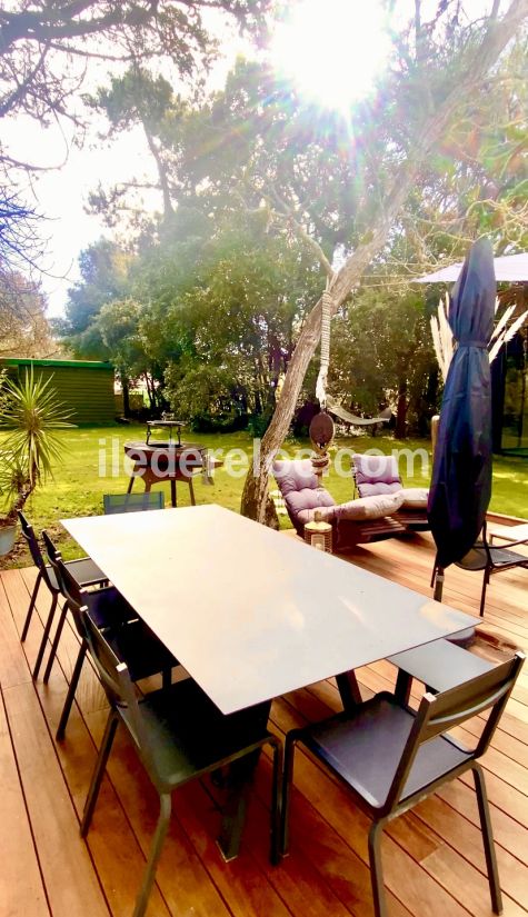 Photo 52 : TERRASSE d'une maison située à Le Bois-Plage-en-Ré, île de Ré.