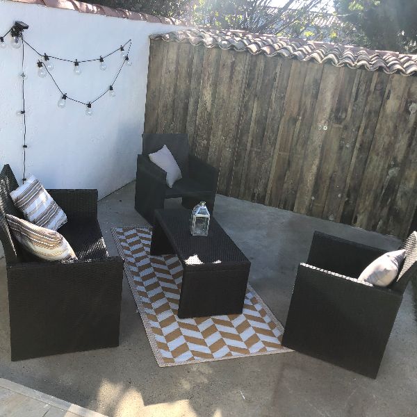 Photo 4 : TERRASSE d'une maison située à Sainte-Marie-de-Ré, île de Ré.