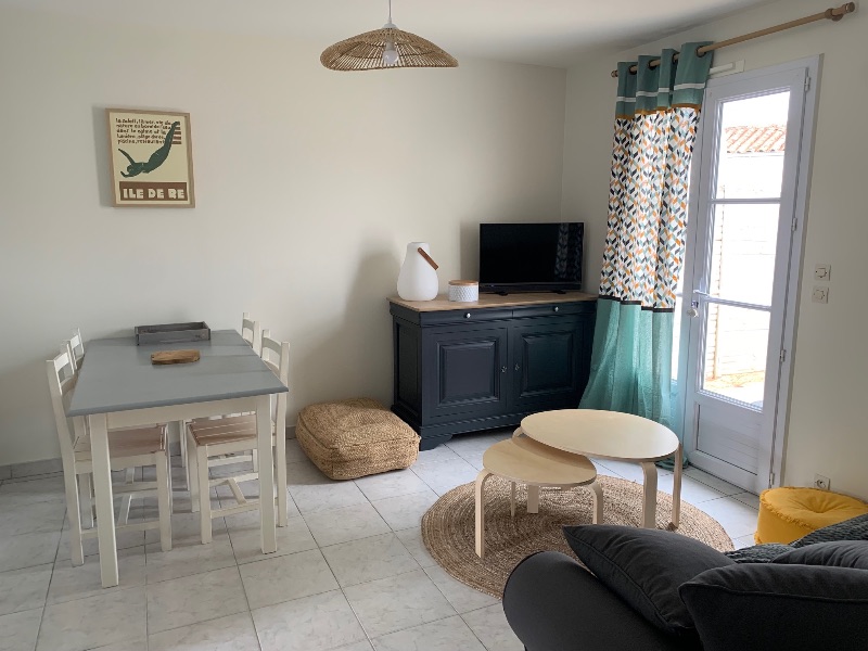 Photo 16 : SEJOUR d'une maison située à Le Bois-Plage-en-Ré, île de Ré.