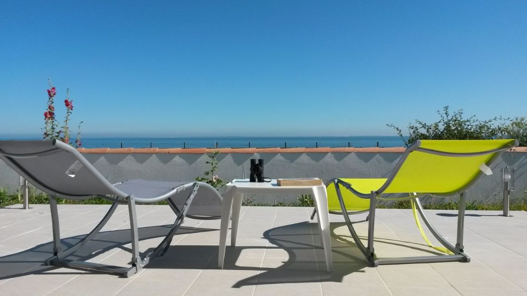 Photo 1 : TERRASSE d'une maison située à La Flotte-en-Ré, île de Ré.