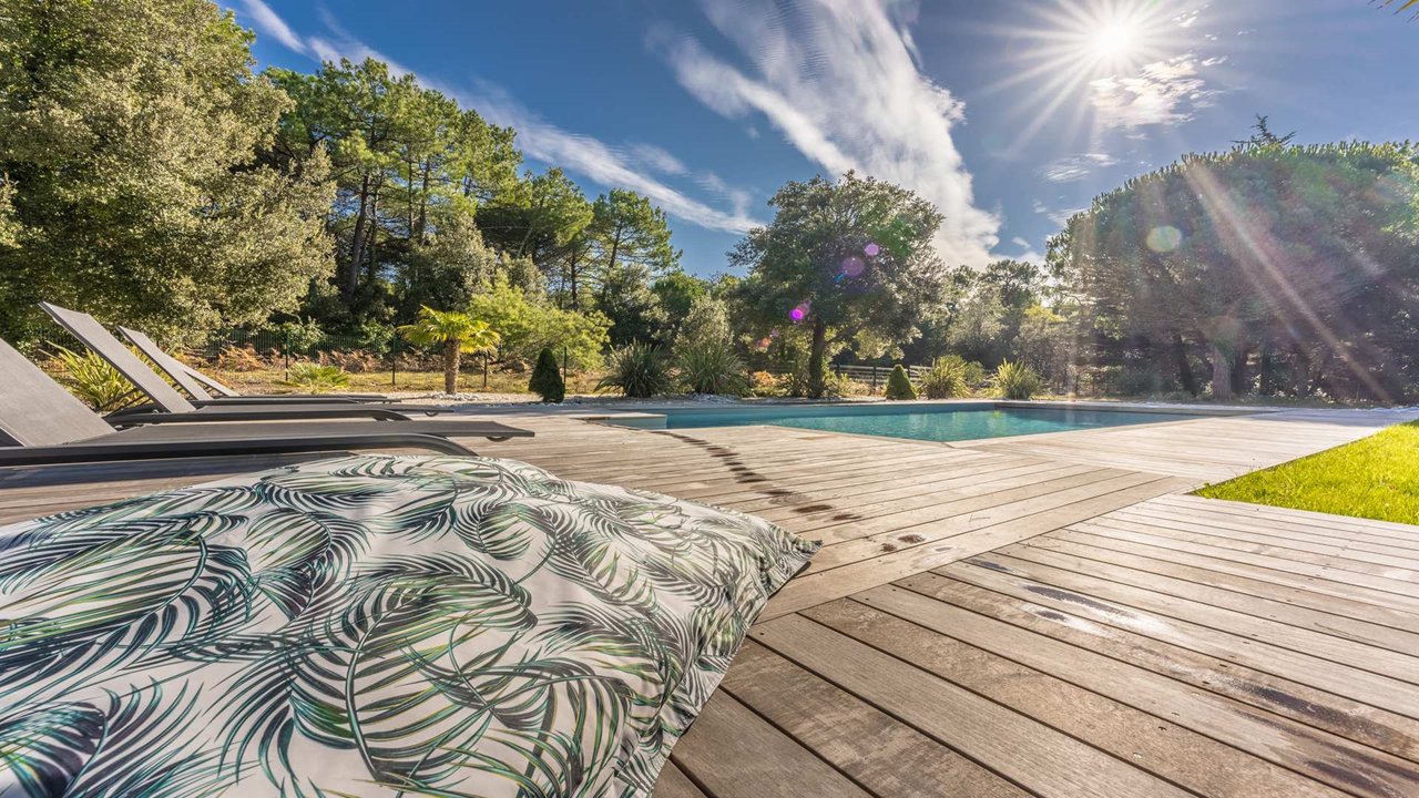 Photo 1 :  d'une maison située à Le Bois-Plage-en-Ré, île de Ré.