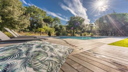 ile de ré Belle villa dans les bois avec piscine pour 10 personnes au bois plage