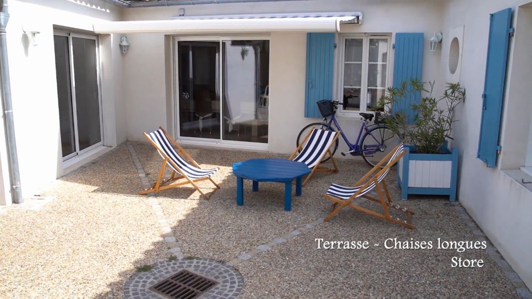 Photo 2 : EXTERIEUR d'une maison située à Le Bois-Plage-en-Ré, île de Ré.