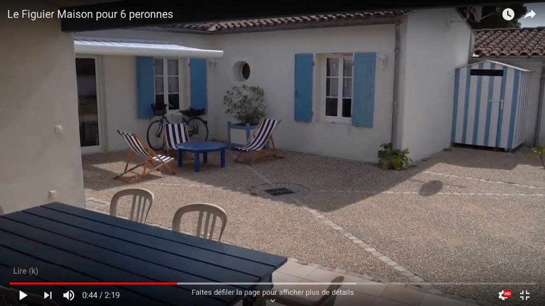 Photo 3 : EXTERIEUR d'une maison située à Le Bois-Plage-en-Ré, île de Ré.