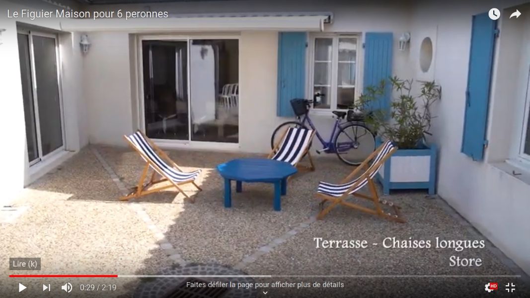 Photo 5 : EXTERIEUR d'une maison située à Le Bois-Plage-en-Ré, île de Ré.