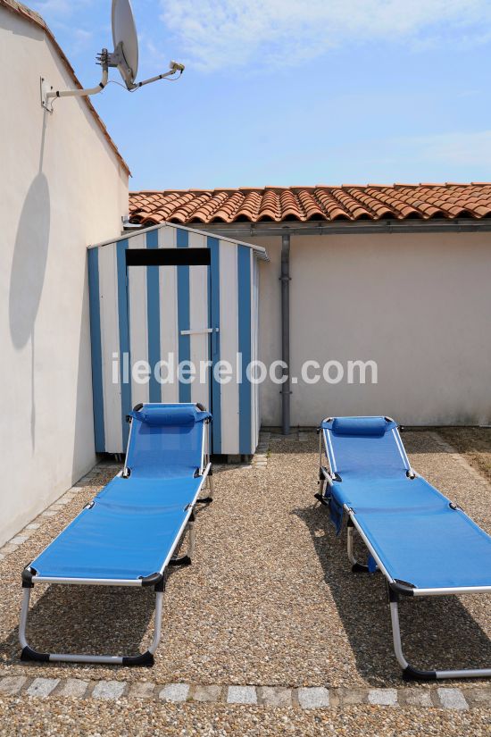 Photo 13 : TERRASSE d'une maison située à Le Bois-Plage-en-Ré, île de Ré.