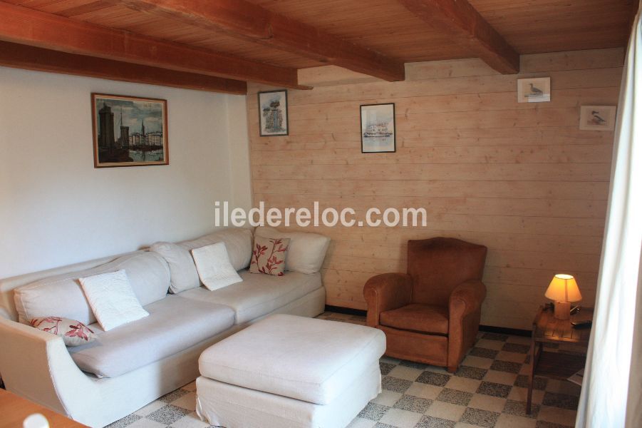 Photo 5 : SEJOUR d'une maison située à Saint-Clément-des-Baleines, île de Ré.