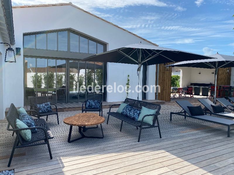 Photo 7 : EXTERIEUR d'une maison située à Le Bois-Plage-en-Ré, île de Ré.