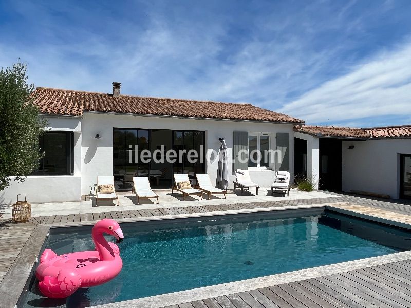 Photo 2 : PISCINE d'une maison située à Le Bois-Plage-en-Ré, île de Ré.