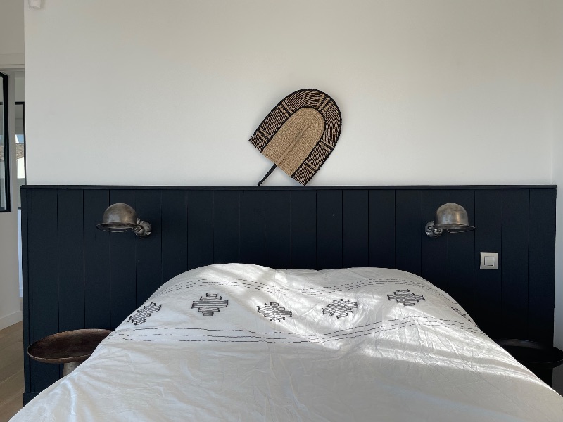 Photo 7 : CHAMBRE d'une maison située à Le Bois-Plage-en-Ré, île de Ré.