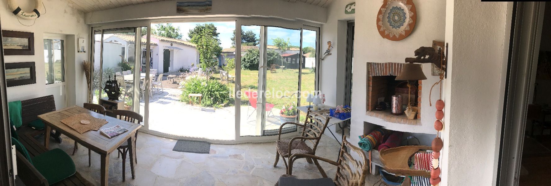 Photo 4 : PATIO d'une maison située à Le Bois-Plage-en-Ré, île de Ré.