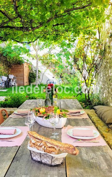 Photo 4 : JARDIN d'une maison située à La Flotte-en-Ré, île de Ré.