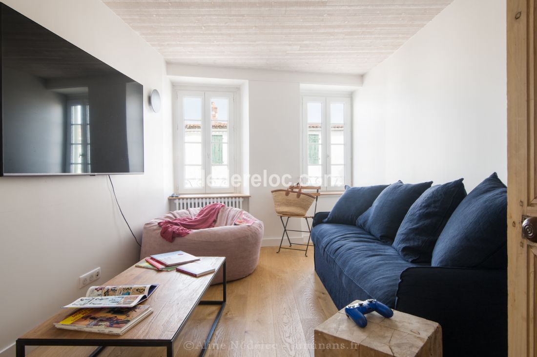 Photo 14 : SEJOUR d'une maison située à La Flotte-en-Ré, île de Ré.