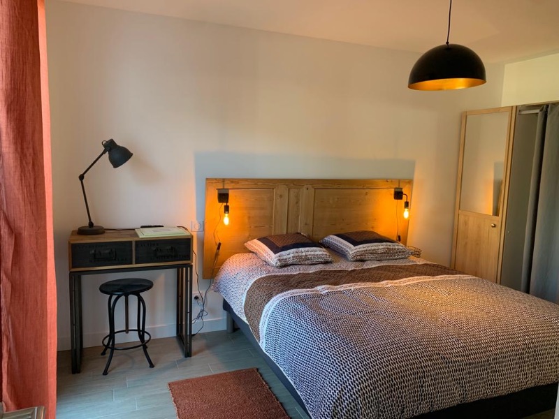 Photo 5 : CHAMBRE d'une maison située à La Flotte-en-Ré, île de Ré.