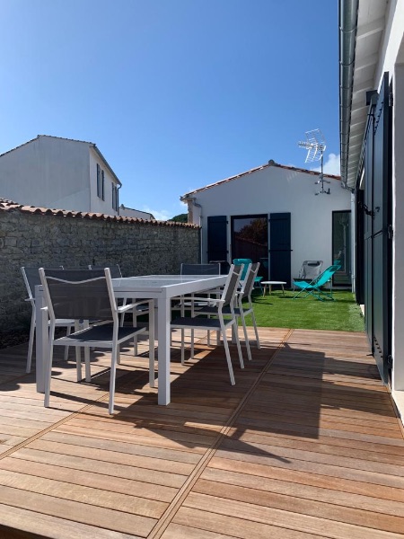 Photo 7 : TERRASSE d'une maison située à La Flotte-en-Ré, île de Ré.