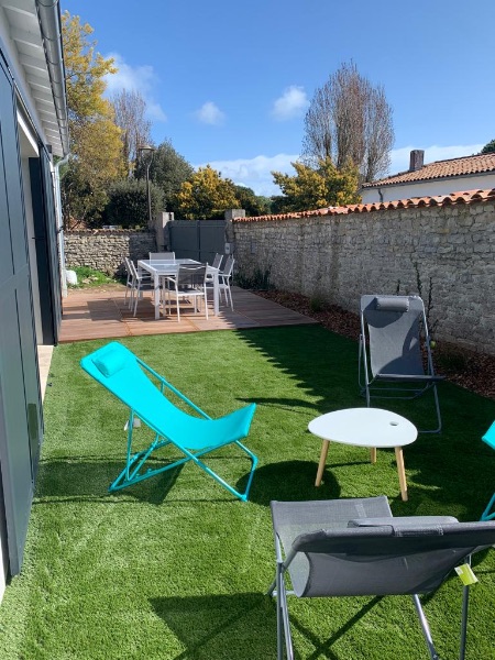 Photo 8 : JARDIN d'une maison située à La Flotte-en-Ré, île de Ré.