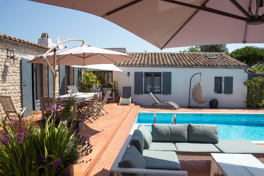 Photo 3 : TERRASSE d'une maison située à Rivedoux-Plage, île de Ré.