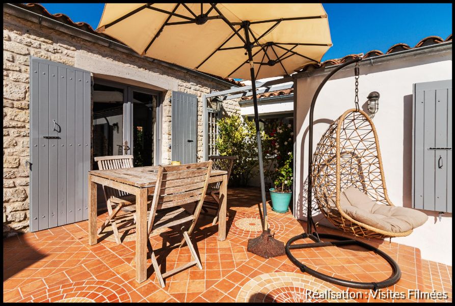 Photo 5 : TERRASSE d'une maison située à Rivedoux-Plage, île de Ré.