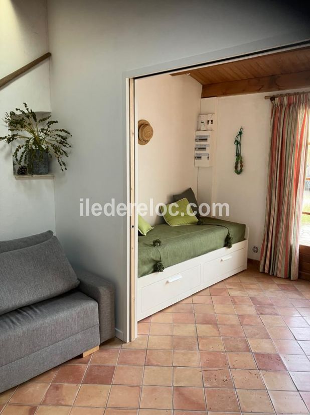 Photo 14 : CHAMBRE d'une maison située à La Couarde-sur-mer, île de Ré.