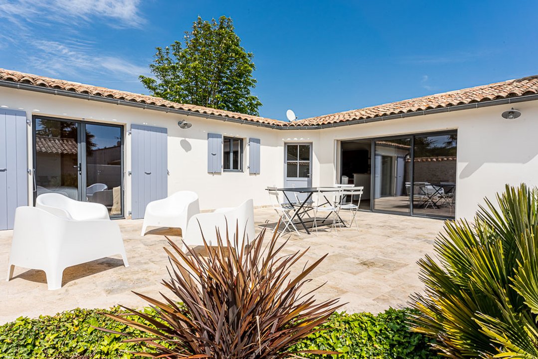 Photo 1 :  d'une maison située à Le Bois-Plage-en-Ré, île de Ré.