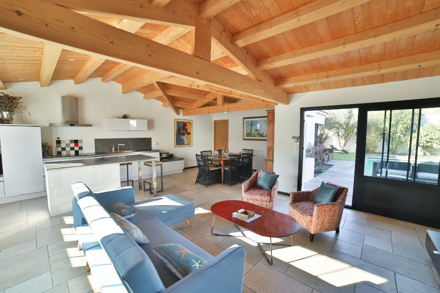 Photo 8 : SEJOUR d'une maison située à Rivedoux-Plage, île de Ré.