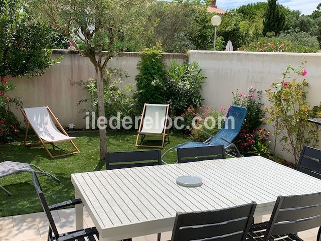 Photo 7 : TERRASSE d'une maison située à La Couarde-sur-mer, île de Ré.