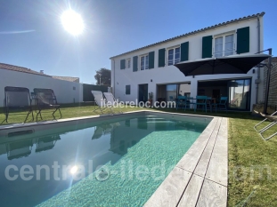 Ile de Ré:La villa des lauriers : villa neuve et lumineuse avec piscine chauffée