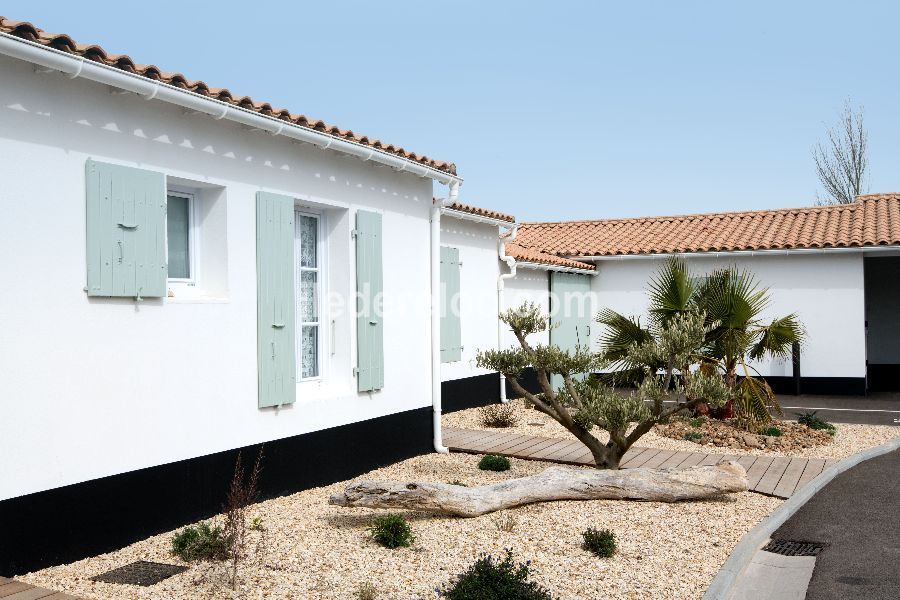 Photo 10 : ENTREE d'une maison située à Le Bois-Plage-en-Ré, île de Ré.