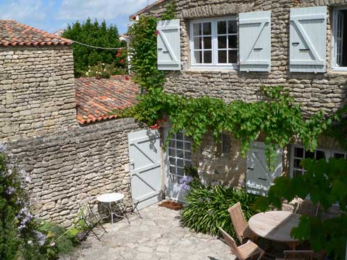 Photo 4 :  d'une maison située à Les Portes-en-Ré, île de Ré.