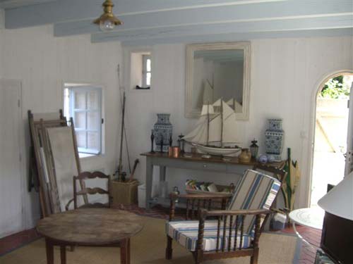 Photo 8 : CHAMBRE d'une maison située à Les Portes-en-Ré, île de Ré.