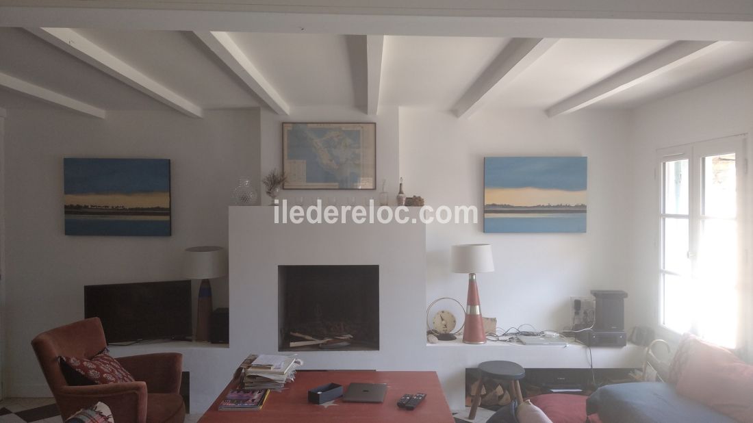 Photo 5 : SEJOUR d'une maison située à Les Portes-en-Ré, île de Ré.