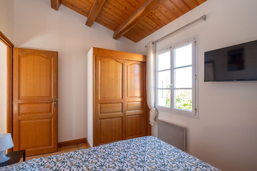 Photo 14 : CHAMBRE d'une maison située à La Flotte-en-Ré, île de Ré.