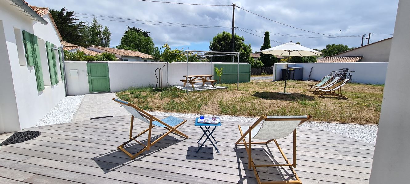 Photo 1 : EXTERIEUR d'une maison située à Saint-Clément-des-Baleines, île de Ré.