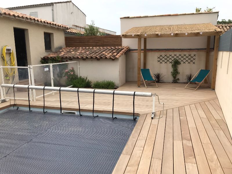 Photo 14 : PISCINE d'une maison située à La Flotte-en-Ré, île de Ré.