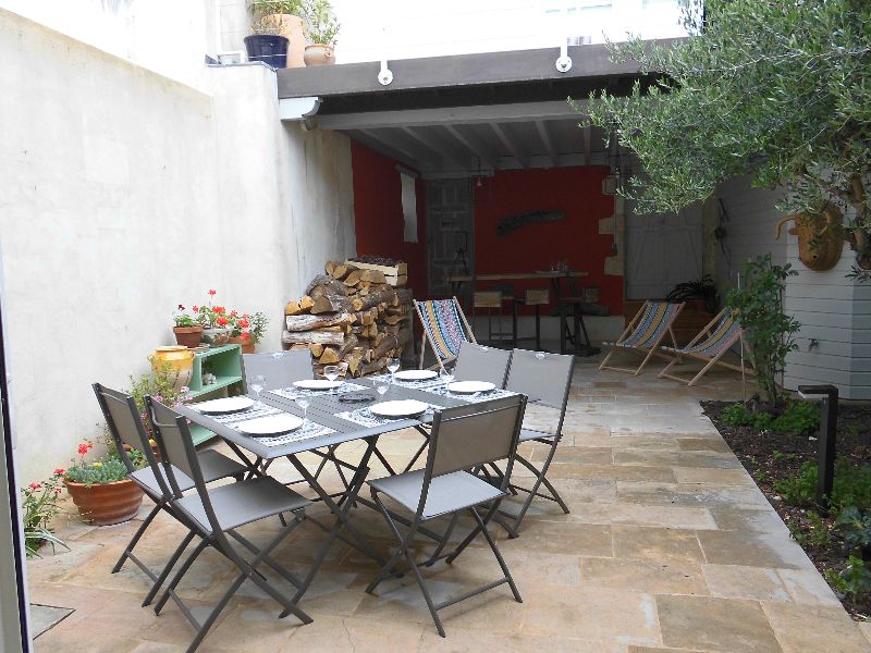 Photo 12 : PATIO d'une maison située à Saint-Martin-de-Ré, île de Ré.